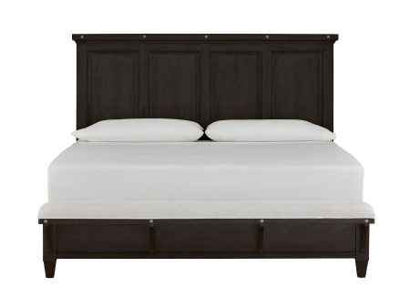 Sierra - Complete Panel Bed With Upholstered Footboard For Sale