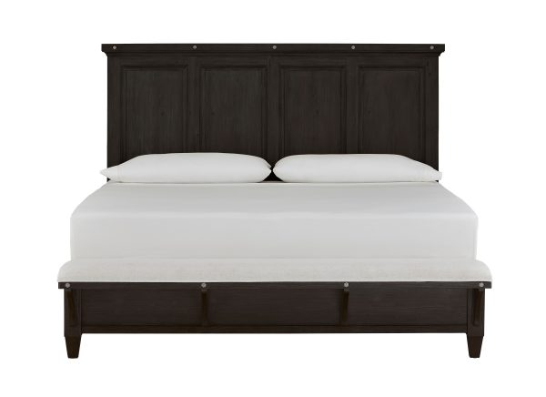 Sierra - Complete Panel Bed With Upholstered Footboard For Sale