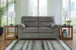 Bindura - Mineral - Glider Loveseat Online now