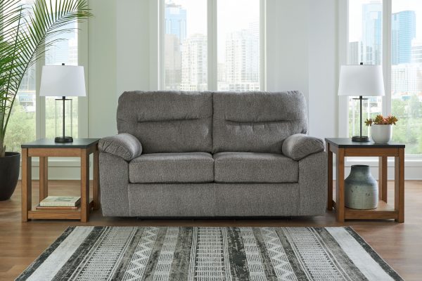 Bindura - Mineral - Glider Loveseat Online now