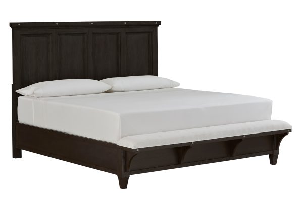 Sierra - Complete Panel Bed With Upholstered Footboard For Sale